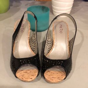 Me Too black sandals